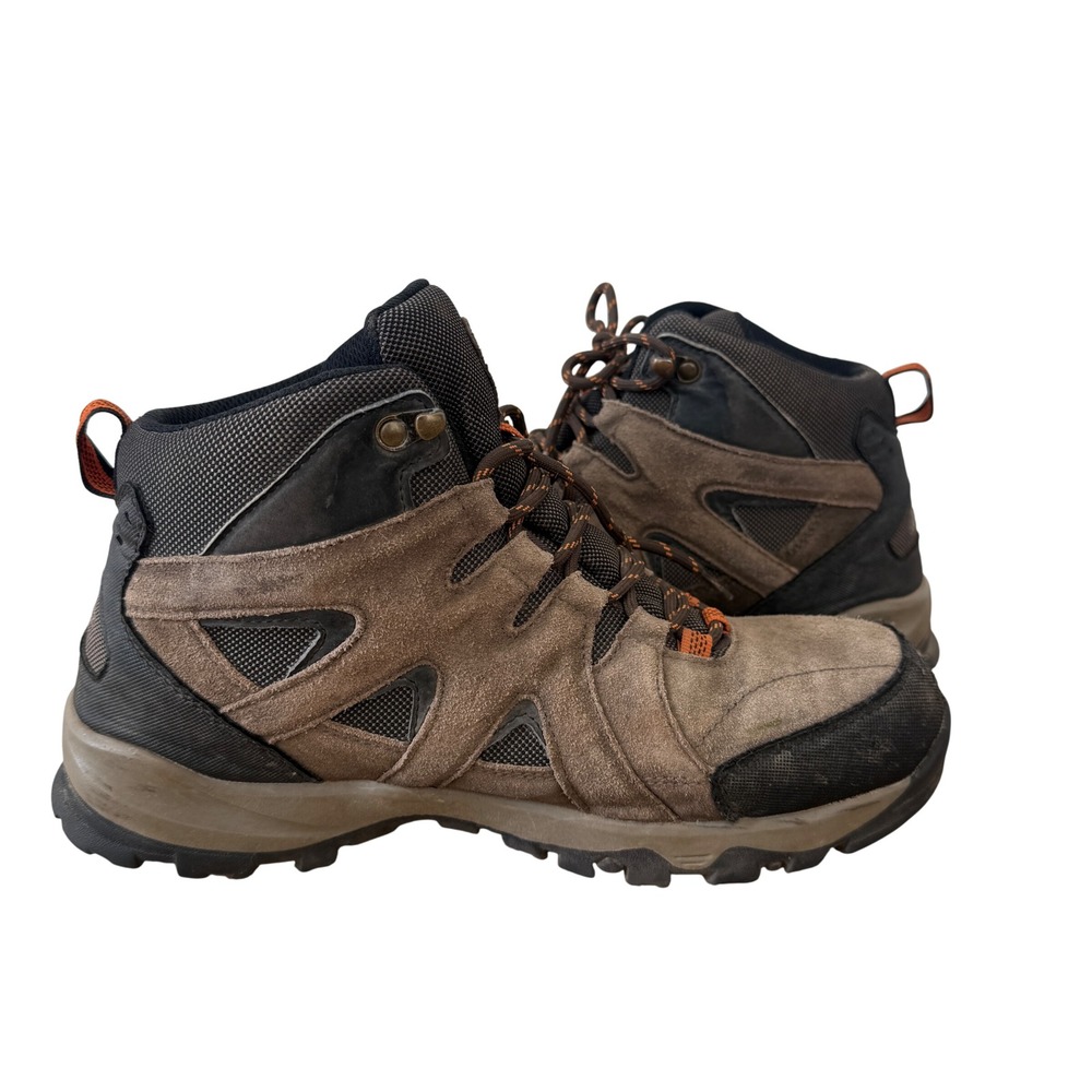 Eddie Bauer Harrison Hiking Boots Leather Waterproof Trail Shoes 9 M Brown